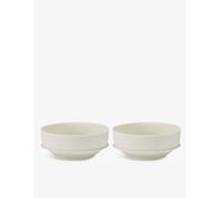 Serax Serax Kelly Wearstler Dune Extra-Small Porcelain Bowl Set Of Two White