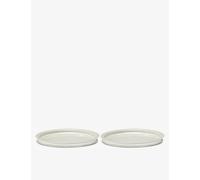 Serax Serax Kelly Wearstler Dune Porcelain Plate Set Of Two White