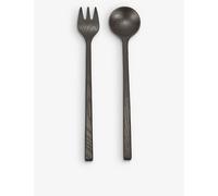 Serax Serax La Mere Wood Kitchen Utensils Set Of Two Black