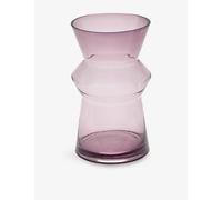 Serax Serax Marie-Ann Transparent Medium Glass Vase 31.6cm Purple M