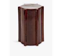 Serax Serax Side Table 02 Pawn Stoneware Table Burgundy
