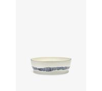 Serax Ottolenghi Feast salad bowl Ø27,5 cm White stripes-blue