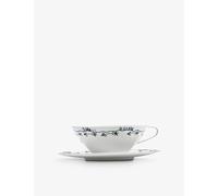 Serax Serax x Marni Anemone Milk Flower-Motif Bone-Chine Tea Cup and Saucer Set Of Two