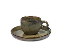 Serax Surface espresso cup with saucer 10 cl indi grey