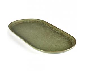 Serax Surface tapas plate 17x35.5 cm camogreen