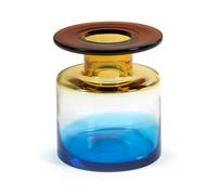 Serax Wind & Fire vase 22 cm blue-amber