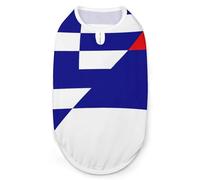 Serb Gr lag Breathable Dog Shirts Clothes Printed Sleeveless Vest Soft Summer Tank Top for Small Medium Large Pet