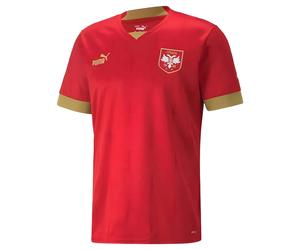 Serbia Men's Personalised 2022 2023 Home Shirt in Red | Size: Medium Serbia Red M