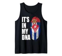 Serbian and Cuban Vintage Heritage DNA Flag Tank Top