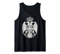 Serbian Coat of Arms - Serbia Flag Tank Top