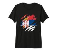 Serbian Flag Serbia Premium T-Shirt