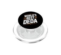 Serbian Granddad Grandfather Serbian Man World's Best Deda PopSockets PopGrip for MagSafe