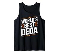 Serbian Granddad Grandfather Serbian Man World's Best Deda Tank Top