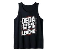 Serbian Granddad Serbian Grandpa Serbian Man The Myth Deda Tank Top