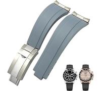 SERDAS 20mm 21mm Rubber Short Buckle Watchband Fit For Rolex Daytona Submariner Role OYSTERFLEX Yacht Master Small Wrist Silicone