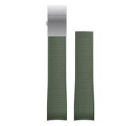 SERDAS For Longines Hydroconquest Diving V.H.P. Series Watchbands Natural Silicone Rubber Watch Strap For L3.781 L3.782 L3.783 Type Watch band(Green)