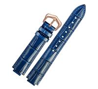 SERDAS Genuine Leather watchband for Ballon Bleu wrist band men female convex leather strap 14 * 8mm 18 * 11mm 20 * 12mm Fashion bracelet(GREEN BLUE,14-8mm)