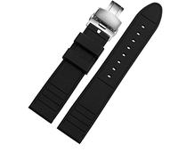SERDAS Longer strap 20mm 22mm silicone sports watchband diving waterproof rubber male lengthened replacement watchband watch accessorie(No line deploy clasp,20mm)