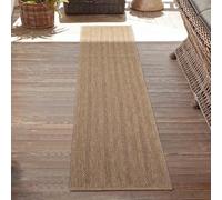 Serdim Rugs Harper Machine Woven Indoor Outdoor Area Rug, Jute, 60x180cm