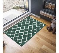 Serdim Rugs Havana Washable Non-Slip Door Mat, Trellis, Emerald, 40x60cm