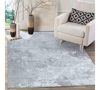 Serdim Rugs Serenity Modern Abstract Sprayed Grunge Textured Contemporary Area Rugs, Grey, Rectangle 160 x 230cm