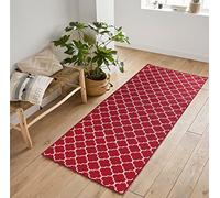 Serdim Rugs Trellis Anti Slip Doormats Red 67X220 Cm, Red