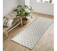 Serdim Rugs Trellis Anti Slip Doormats Grey 80X300 Cm, Grey