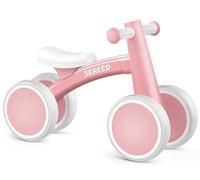 SEREED Baby Balance Bike for 1 Year Old Boys Girls 12-24 Month Toddler Balance Bike, 4 Wheels Toddler First Bike, First Birthday Gifts