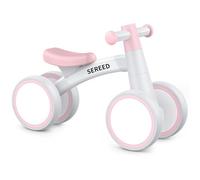 SEREED Baby Balance Bike for 1 Year Old Boys Girls 12-24 Month Toddler Balance Bike, 4 Wheels Toddler First Bike, First Birthday Gifts