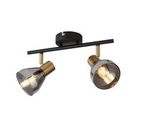 Searchlight Westminster 2 Light Spotlight Bar - Black