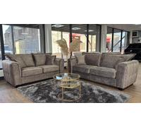 Serena Beige 3+2 Sofa Set Fullback