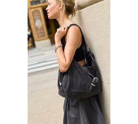 Serena Cinched Shoulder Bag at Free People in Charcoal - female