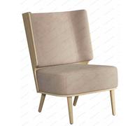 Serena Lounge Chair natural oak novoform Dusty rose - 5710435931019