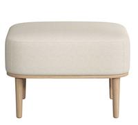 Zum Hochlegen: Serena Hocker Eiche natur von novoform Dieser Hocker sorgt nicht nur in der Kombination mit dem Serena Lounge Chair für Ruhe im Raum und eine ästhetische Atmosphäre. Egal ob Flur, Wohn- oder Essbereich, der Serena Hocker gibt überall ein gutes Bild ab. Die Maserung und die warmen Farbtöne des Holzes verleihen Ihrer Umgebung einen Hauch von natürlichem Charme und schaffen eine einladende und gemütliche Atmosphäre. Die Designphilosophie von Charlotte Høncke spiegelt sich in dieser Kollektion wider. Die Designs harmonieren nahtlos mit dem modernen Leben. Die klaren Linien, die schlichte Eleganz und die minimalistische Ausstrahlung machen sie zu einer vielseitigen Ergänzung für jeden Raum, von der gemütlichen Leseecke bis zum stilvollen Akzent im Wohnzimmer. Material und Format Der Serena Hocker ist aus natur Eichenfurnier gefertigt. Die Maße beträgt H 40 cm x B 63 cm x T 53 cm.