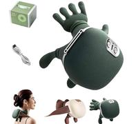 Serena Pro Massager, Lino Deep Relaxation:Neck and Back Massager, Deep Tissue 3D Kneading, Simulated Human Hand Design for Shoulders, Legs, Etc, for Women, Men, Mom and Dad (#Green)