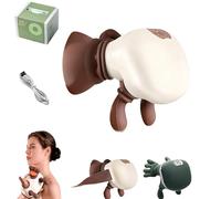 Serena Pro Massager, Lino Deep Relaxation:Neck and Back Massager, Deep Tissue 3D Kneading, Simulated Human Hand Design for Shoulders, Legs, Etc, for Women, Men, Mom and Dad (#White)