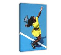 Serena Williams 4 Canvas Poster Wall Art Decor Print Picture Paintings for Living Room Bedroom Decoration Frame-style 16x24inch(40x60cm)