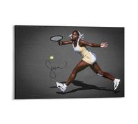 Serena Williams Poster Tennis Legend Canvas Wall Art For Room Aesthetic And Decor (36) Poster For Bedroom Kitchen Bathroom Living Room Office Decor 12x18inch(30x45cm) Frame-style