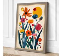 Serenade Botanical Canvas Wall Art Print 30x20 Inch | Ready to Hang, Gallery Wrapped, Fade-Resistant Inks, Securely Packaged, UK Made