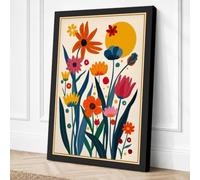 Serenade Botanical Canvas Wall Art Print 30x20 Inch | Ready to Hang, Gallery Wrapped, Fade-Resistant Inks, Securely Packaged, UK Made