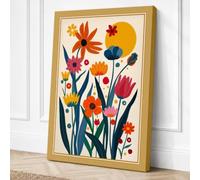 Serenade Botanical Canvas Wall Art Print 36x24 Inch | Ready to Hang, Gallery Wrapped, Fade-Resistant Inks, Securely Packaged, UK Made