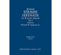 Serenade in E-flat major, Op.7: Study score