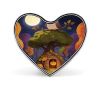 Serenade in The Button Love Printed Brooch Badge
