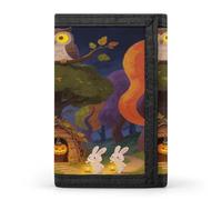 Serenade in The Forest Trifold Wallet for Men Women Stylish Slim Trifold Wallet Minimalist Front Pocket Outdoor Sports Wallets Large Capacity Cards Purse Coin And Credit Card Holder