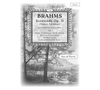 Serenade No. 1 in D Op. 11 Instrumental parts only [Nonet version] (fl, 2 cls in B flat and A, hn in F, bn, vn, va, vc, db.) Johannes Brahms arr. C M M Nex, Clifton Edition C789 (Previously PP646)