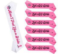 Serencatcher 7Pcs Disco Cowgirl Bachelorette Party Decorations, Cowgirl Bride Sashes for Man i Feel Like a Bride Bachelorette Lets Go Girls Bridal Shower Party Decorations Last Rodeo Party Supplies