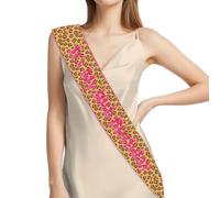 Serencatcher Cheetah 30th Birthday Decorations for Women, Pink Leopard Print It's My 30th Birthday Sash Satin Sash for Animal Print Jungle Safari Wild Themed 30 Year Old Bday Party Favors Gift