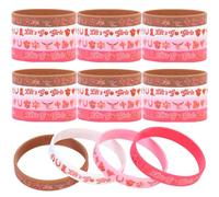 Serencatcher Disco Cowgirl Party Favors Bracelet, 24pcs Lets Go Girls Silicone Bracelets Disco Cowgirl Birthday Bachelorette Party Favors Bracelets for Cowgirl Last Rodeo Yeehaw Howdy Giddy Up Party