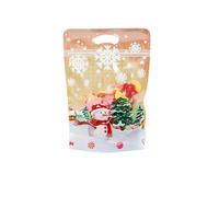 SerendipitousWhisper Christmas Cellophane Bags,Sparkling Transparent Christmas Snowflake Treat Bags,MoreVersatile Plastic Packaging For Cookies,Candies,Snacks,Decorations