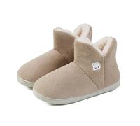SerendipitousWhisper Men's And Women's Boots Slippers,Soft And Warm Plush Bootie Slippers,Comfortable Non-slip Flat Shoes,Shoes Suitable For Indoor Wear In Winter